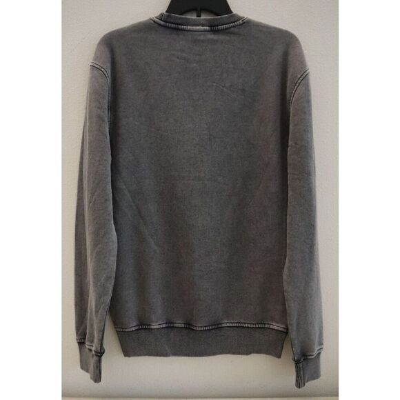 SER.O.YA SR03 Men Sz XS Vintage Black Issac Crew Neck Oversized Sweatshirt - Picture 2 of 10